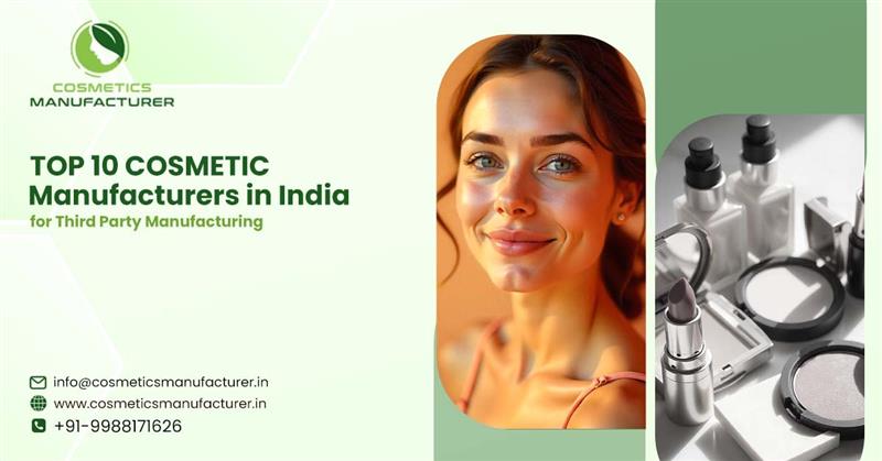 Top 10 Cosmetic Manufacturers in India for Third Party Manufacturing | Top Cosmetics Third Party Manufacturing Company in India 