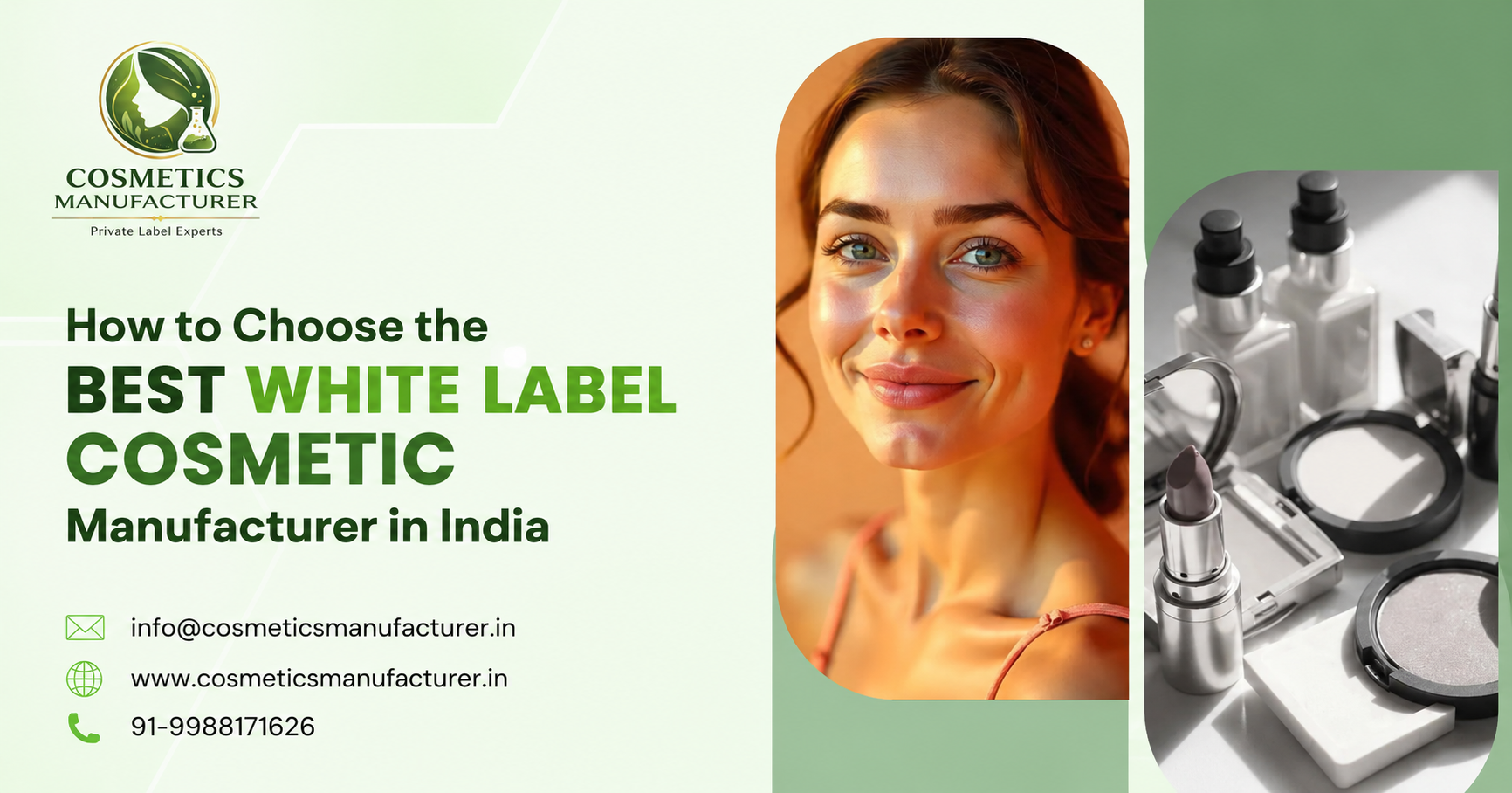best white label cosmetic manufacturers in India