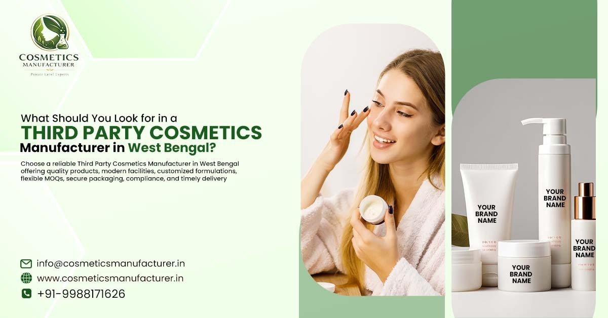 Third Party Cosmetics Manufacturer in West Bengal